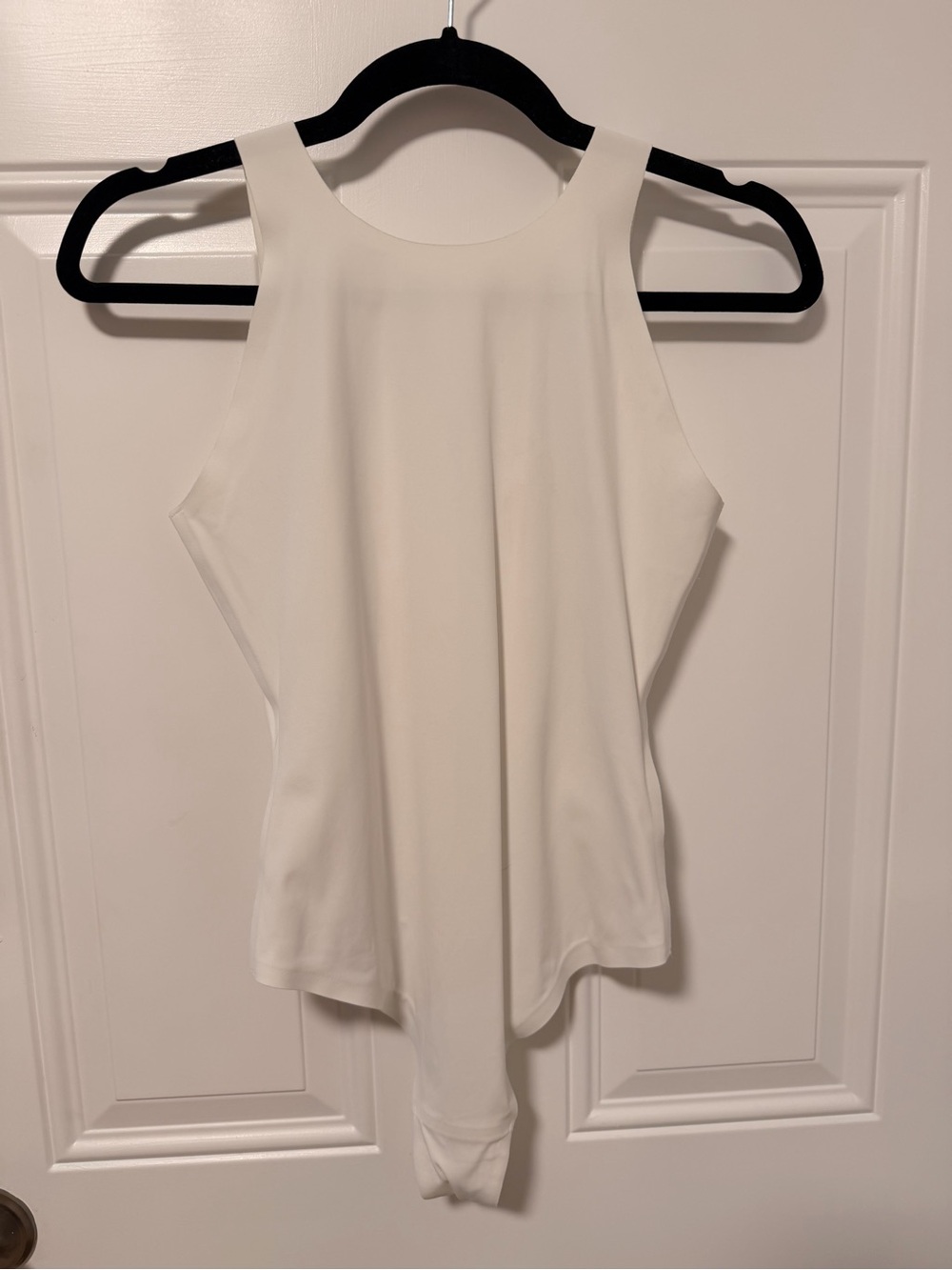 Aerie Smoothez Bodysuit Women’s White Halter Neck Tank Top